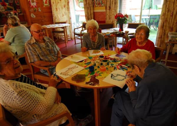 Ashdene residents busy with their works of art. EMN-190923-232932001