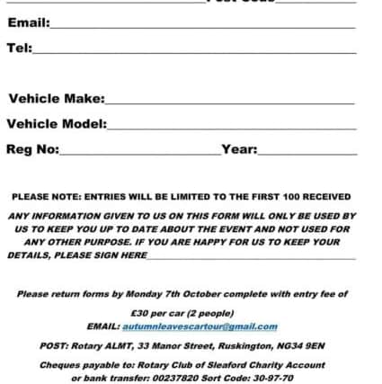 The mystery tour application form. EMN-190918-144254001