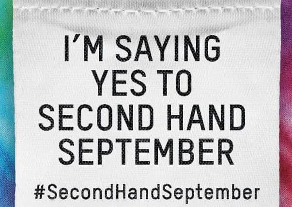 Support Oxfam's 'Second Hand September' campaign.