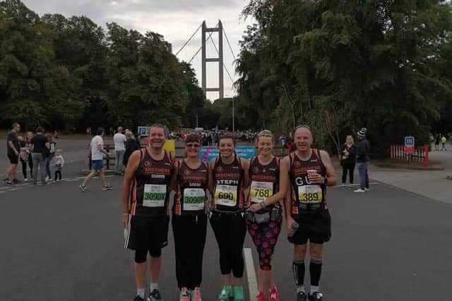 Ready for the Hull marathon. LkSEGTSd9JWL48TnxL4d