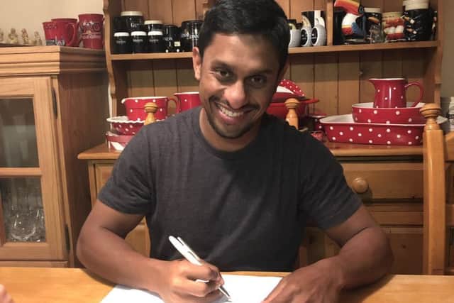 Harsha Vithana signs on.