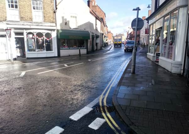North Street - one of the locations where the 77-year-old would like to see safety barriers for pedestrians installed. Picture: John Fieldhouse.