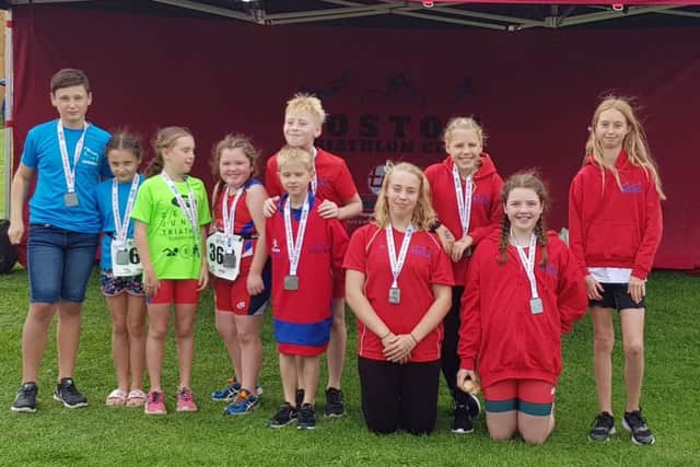 Boston Triathlon Club juniors at Lincoln.