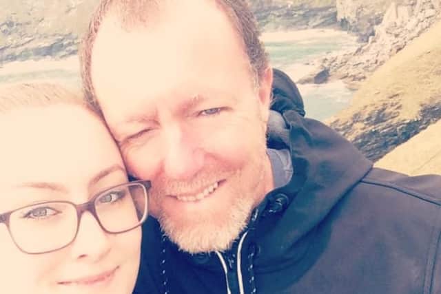 Millie Taylor-Noonan with father Obadiah Light.