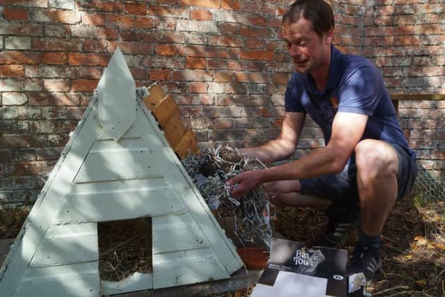 Hedgehog release at Elsham Hall EMN-190110-113645001