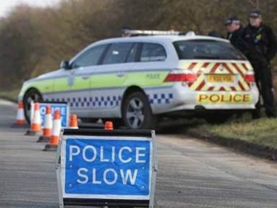 Police are asking motorists to avoid the A52 near W"ainfleet.
