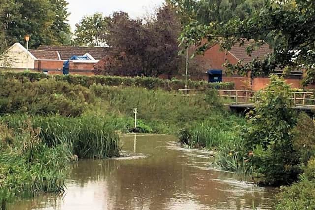 Water levels are rising in the River Bain. Picture: Andrew Neal. EMN-190930-161100001