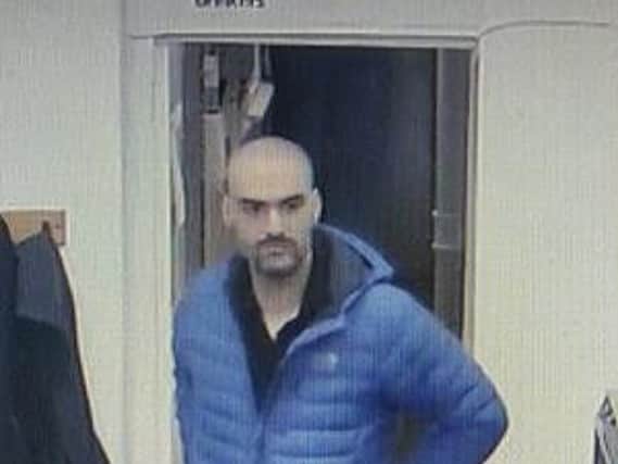 Do you know this man? Police would like to speak to him.