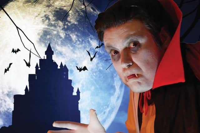 Dracula: One Bloody Fang After Another, coming to Skegness this week.