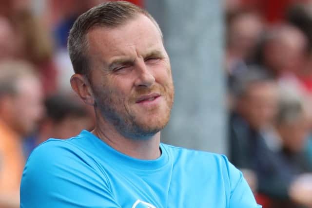 Boston United manager Craig Elliott.