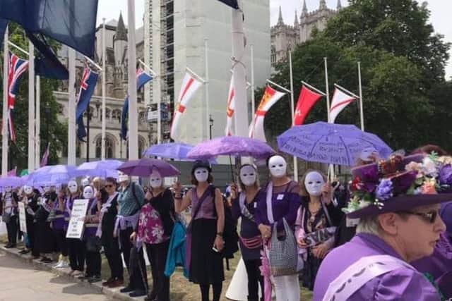 WASPI campaigners.