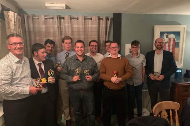 The 2019 Horncastle Cricket Club award winners.