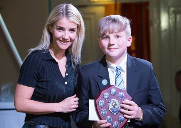 Visit by Helen Skelton to Somercotes Academy to meet students and later to present awards at Louth Town Hall. (Photo: Sean Spencer/HullNews)