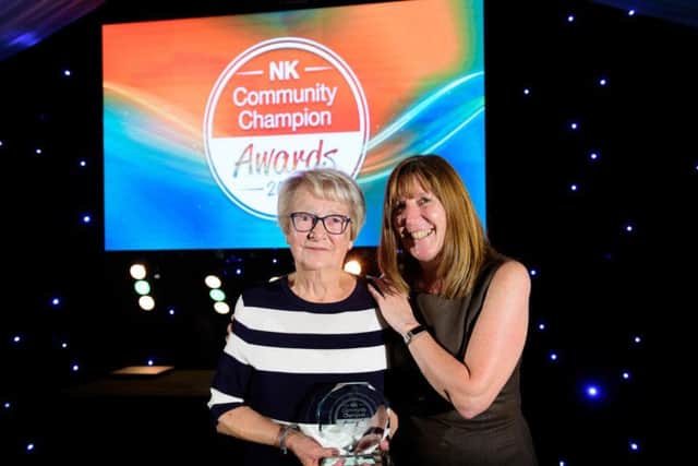 Betty Bland, winner of the Community Spirit award.