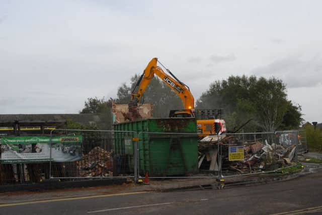 Almost gone. The scene yesterday (Thursday). EMN-191110-182431001