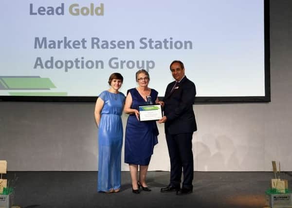 Market Rasen Station Adoption Group were named Lead Gold at the recent awards event EMN-191210-071555001