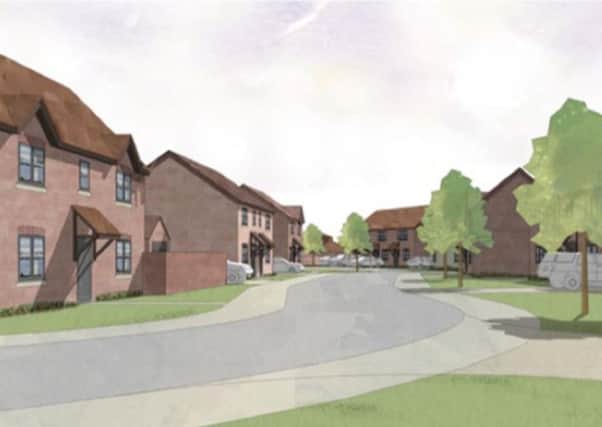 An artist's impression of part of the development plans.