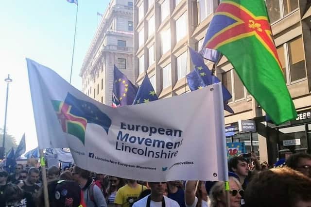 The previous march attended by the European Movement Lincolnshire.