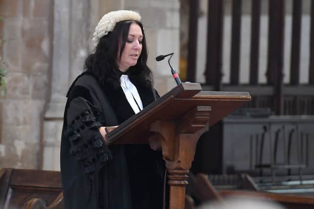 Louth mayor's civic service at St James' Church.
