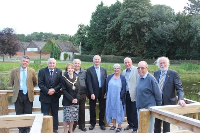 From left: Coun Kit Read, Coun Lewis Strange, West Lindsey District Council Vice Chairman Coun Angela Lawrence, Coun Syd Howdin, Coun Steve Hudson, Helen Pitman, Coun Neil Hunton, Mr Joyce and Coun Owen Bierley EMN-191022-164001001