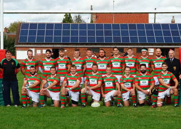 Market Rasen and Louth RFC First XV. Picture courtesy of Jon Staves EMN-191028-090407002