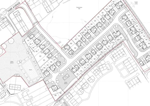 Plans for the proposed housing.