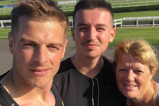 Martyn, Lorcan and Sharon Margarson at Market Rasen parkrun EMN-190411-125952002