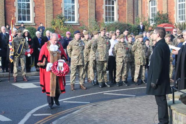 Images from Remembrance Sunday in Louth on November 10, 2019.