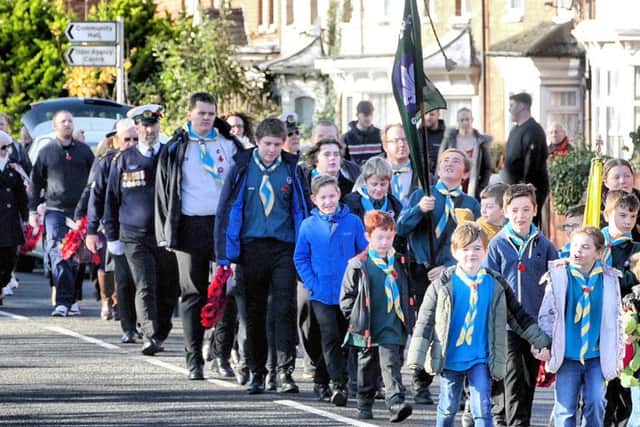 Mablethorpe Remembrance Sunday. (Photo: Mablethorpe Photo Album).