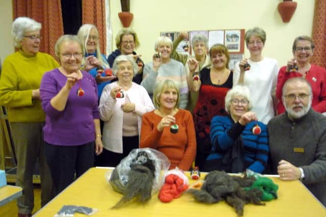 Felting fun at Binbrook WI EMN-191114-172000001