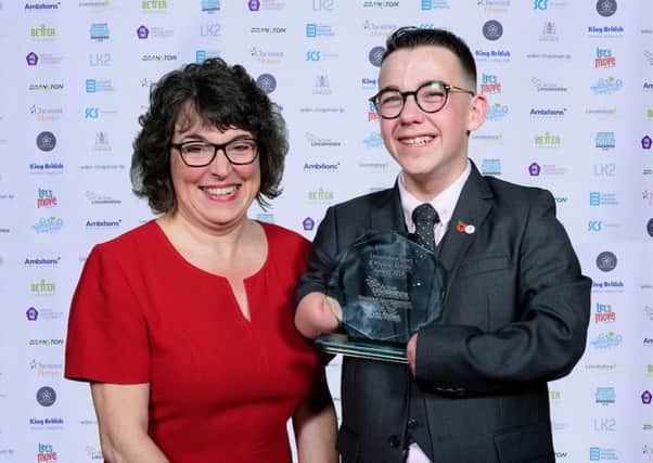 Disabled Sportsperson of the Year, Harvey Phillips.

Picture: Chris Vaughan Photography for Active Lincolnshire EMN-191118-094430002