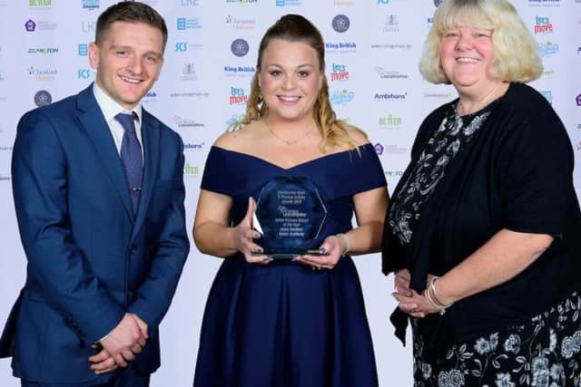 Lacey Gardens Junior Academy with the Active Primary School of the Year award.
Picture: Chris Vaughan Photography for Active Lincolnshire EMN-191118-094440002