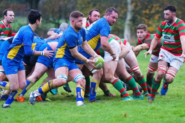 Jack Norton steps out as Rasen's first line of defence. Picture: Jon Staves EMN-191118-122544002
