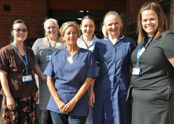Members of the James Street Family Practice team, where the first skin clinic was launched.