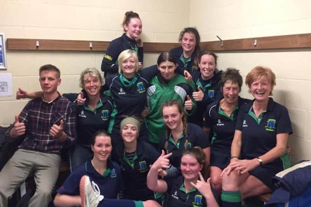 Louth Ladies' Second XI celebrate their win over Long Sutton EMN-191125-105712002