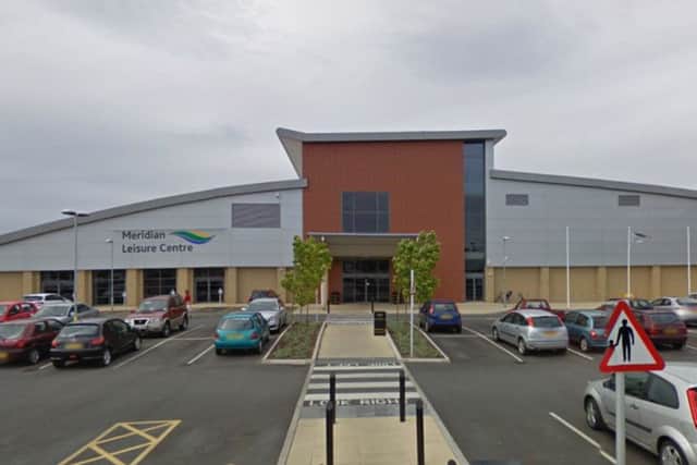 The Meridian Leisure Centre in Louth.