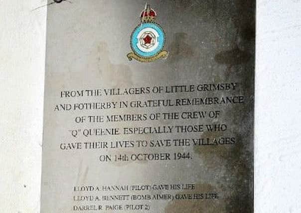 A plaque at St Edith's Church, Little Grimsby, recognises their sacrifice.