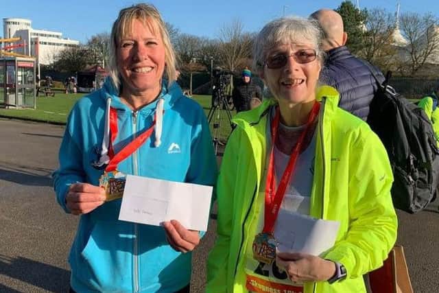 Age group winners Paula Downing and Felicity Berry EMN-190912-160726002