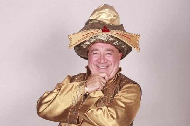 BRENDAN SHEERIN stars as the Emperor Confucius Pong in Aladdin