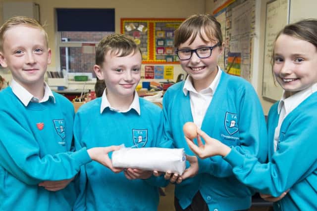 Theddlethorpe: Olly Tedford, Ethan Doherty, Lexie Blackshaw, Olivia Asher. (Picture: Sean Spencer/Hull News & Pictures Ltd)