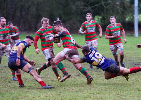 Adam Goodwin claimed his first try of the season for the First XV. Picture: Jon Staves EMN-200601-113422002