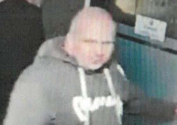 A man believed to be David Calder, pictured in Horncastle on New Year's Eve.