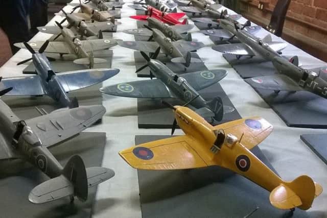 Some of the models on show