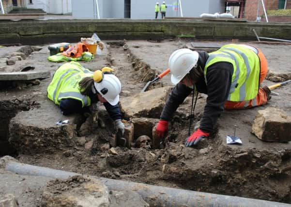 Excavations at Lincoln Cathedral