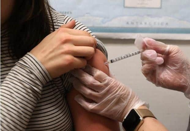 Flu jab stock image