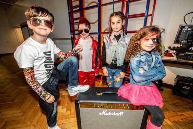 Staff and pupils rocked out at the TT Rockstars event.