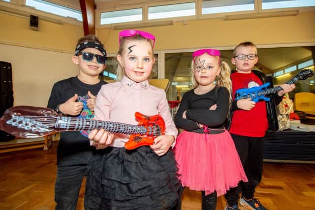 Staff and pupils rocked out at the TT Rockstars event.