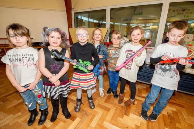 Staff and pupils rocked out at the TT Rockstars event.