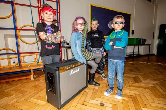 Staff and pupils rocked out at the TT Rockstars event.