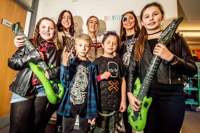 Staff and pupils rocked out at the TT Rockstars event.